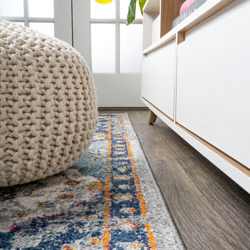 Kirman Bohemian Medallion Area Rug